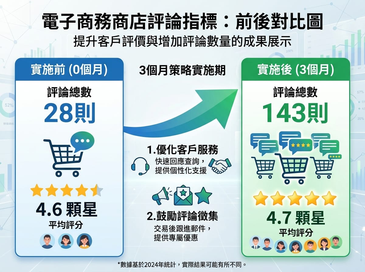 蝦皮口碑行銷案例:三個月評論從28筆增加到143筆,轉換率提升15%