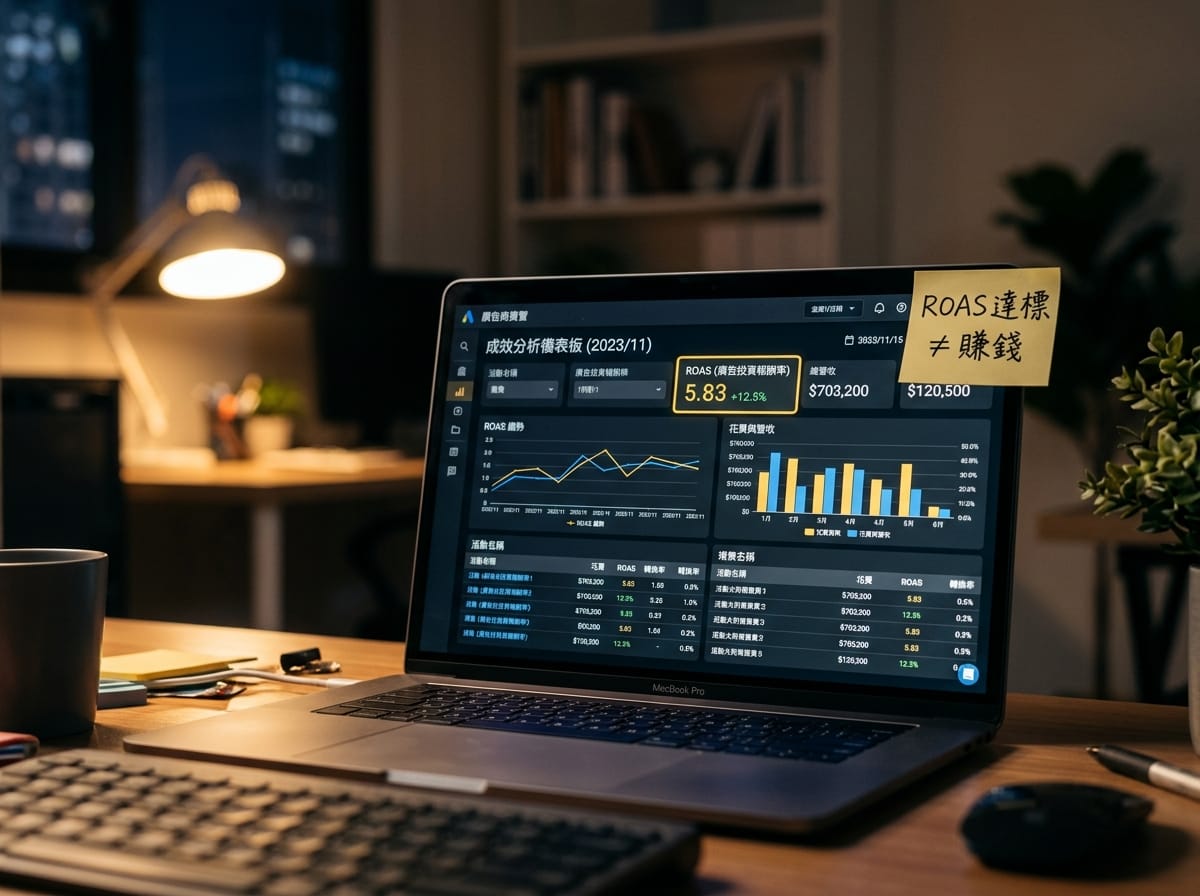 ROAS 廣告投資報酬率計算公式說明
