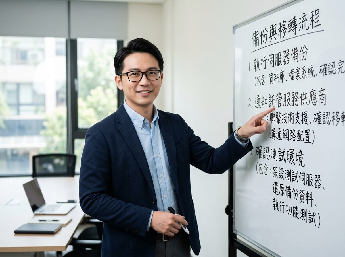 弱點掃描前的三項技術面準備事項示意圖